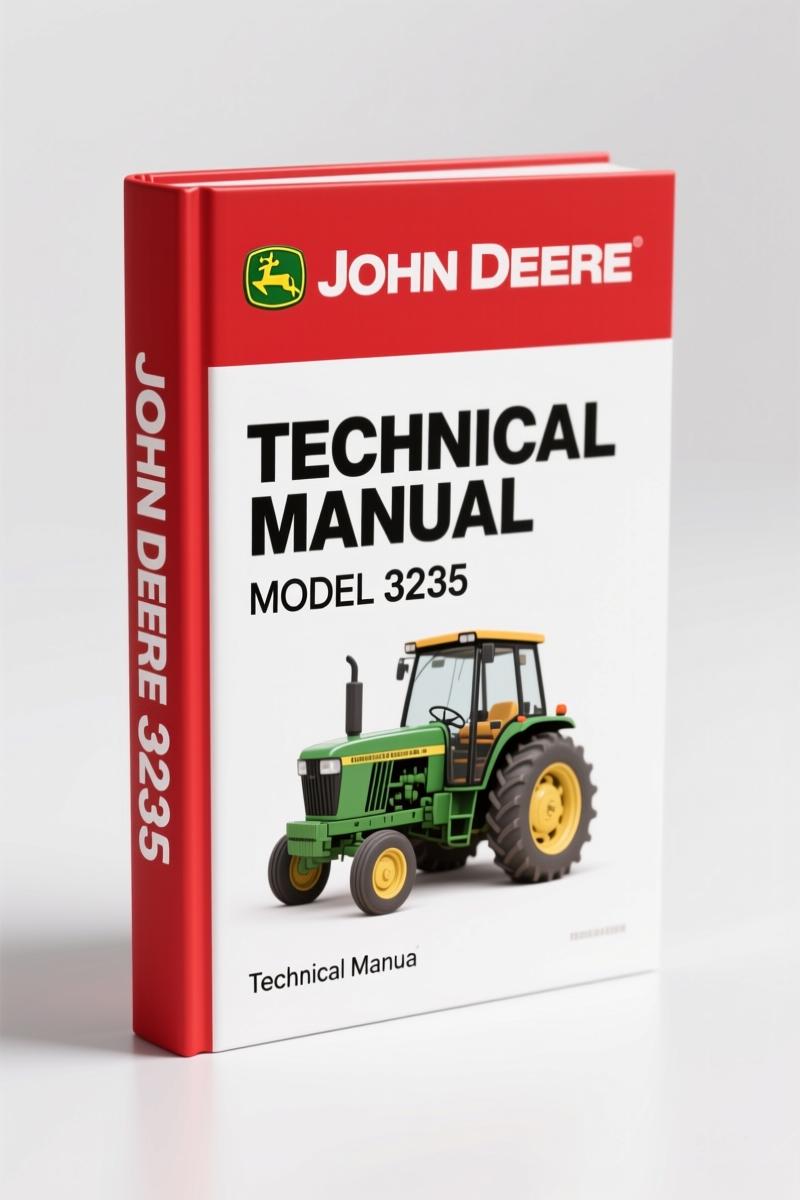 John Deere 3215, 3215A, 3215B, 3225B, 3235 2003 Technical Manual – 492 Pages