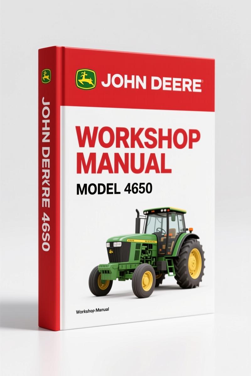 John Deere 4050-4850 Workshop Manual – OEM Specs, 210 Pages
