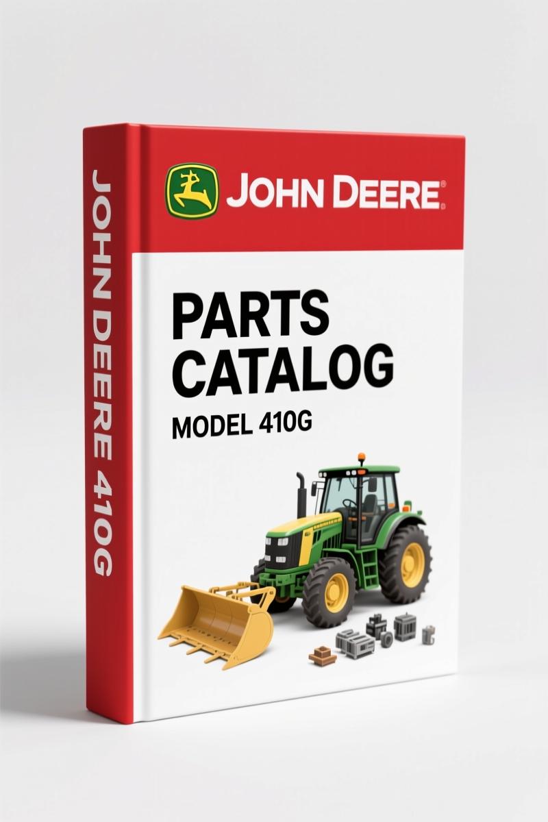 John Deere 410G 2007 Parts Catalog – 775 Pages OEM Exploded Views