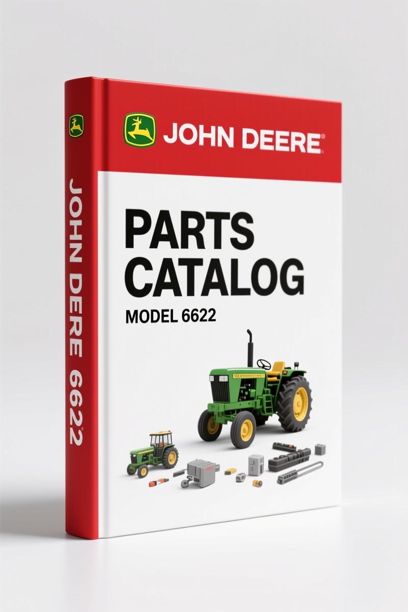 John Deere 6622 1981 Parts Catalog – 991 Pages OEM Data