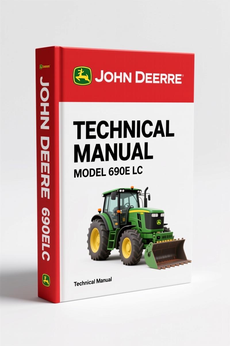 John Deere 690E LC 1998 Technical Manual – 724 Pages OEM Specs