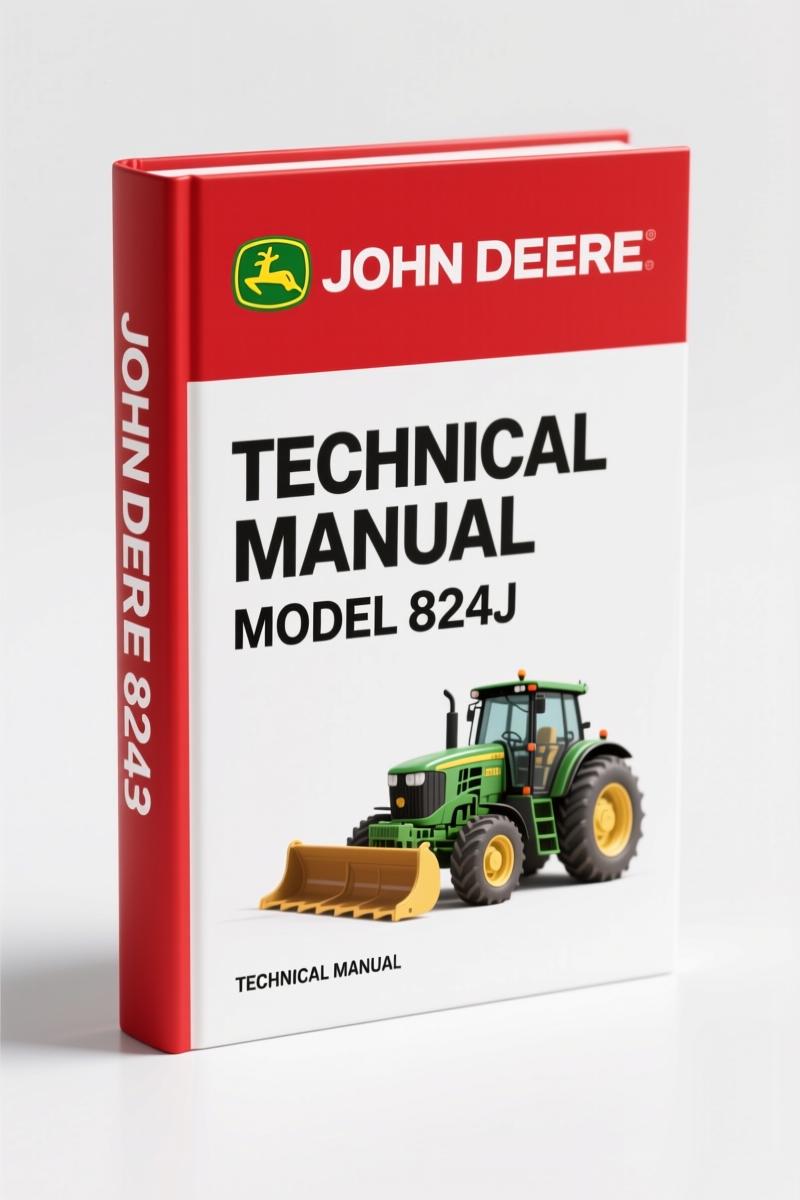 John Deere 744J, 824J 2014 Technical Manual – OEM Specs