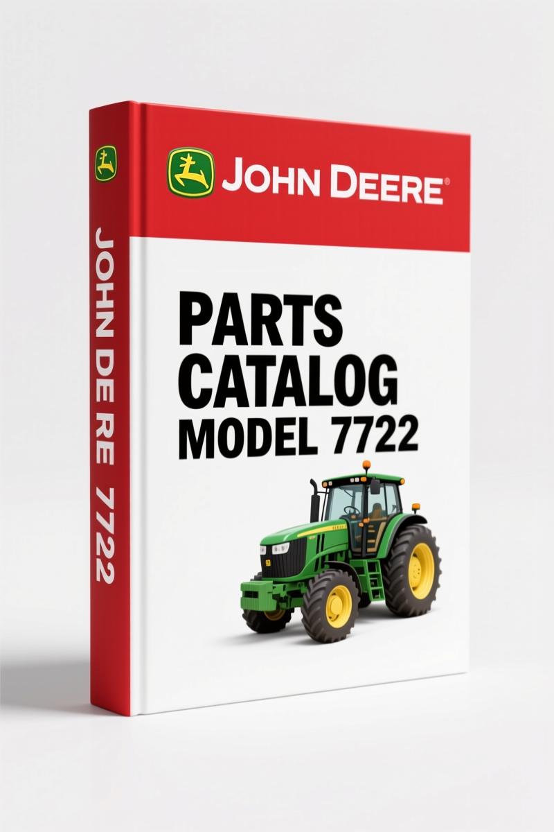 John Deere 7722 1986 Parts Catalog – 176 Pages OEM