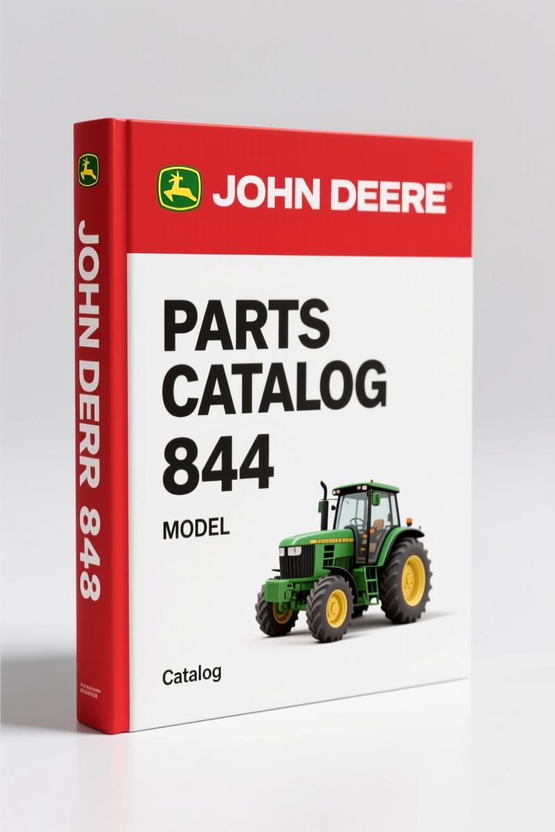 John Deere 8820, 844 1991 Parts Catalog – 1076 Pages OEM