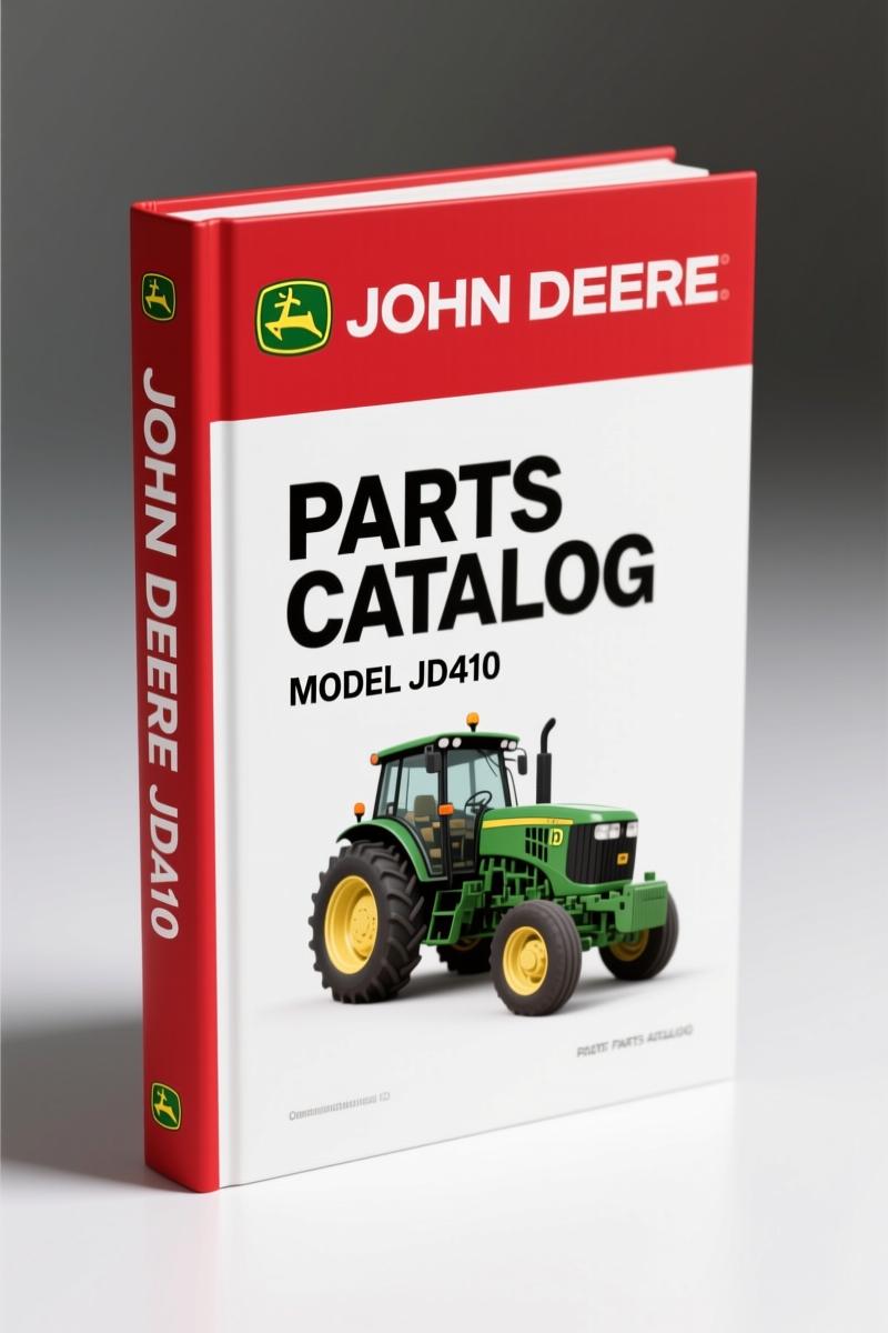John Deere JD410 1992 Parts Catalog – 431 Pages OEM Specs