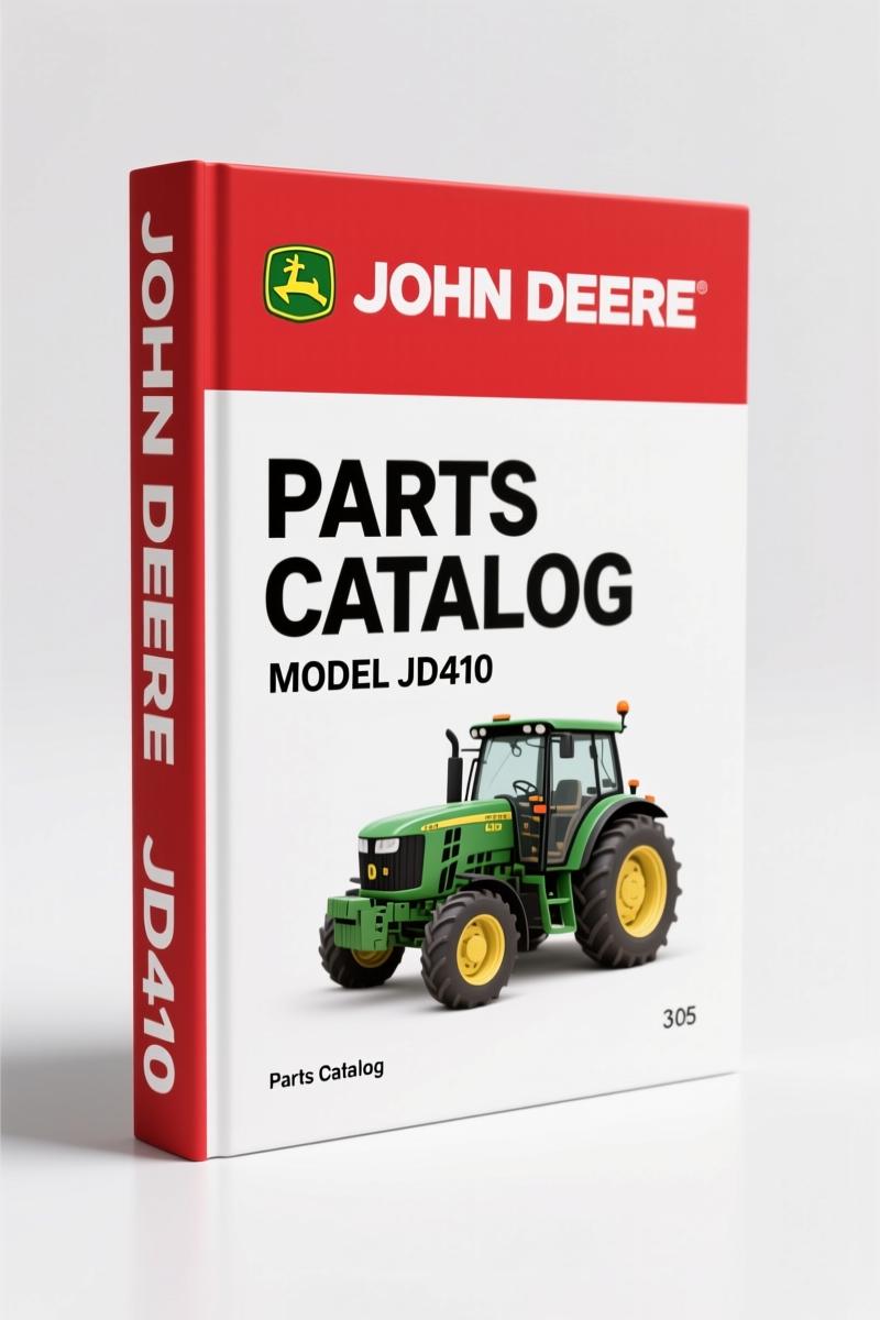 John Deere JD410 1992 Parts Catalog – 702 Pages OEM Specs