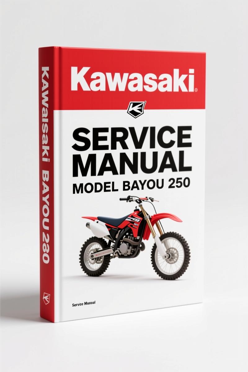 Kawasaki KLF 250, BAYOU 250 Service Manual – 322 Pages Factory Specs