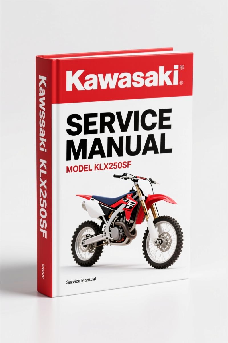 Kawasaki KLX250S, KLX250SF Service Manual – 452 Pages OEM Specs