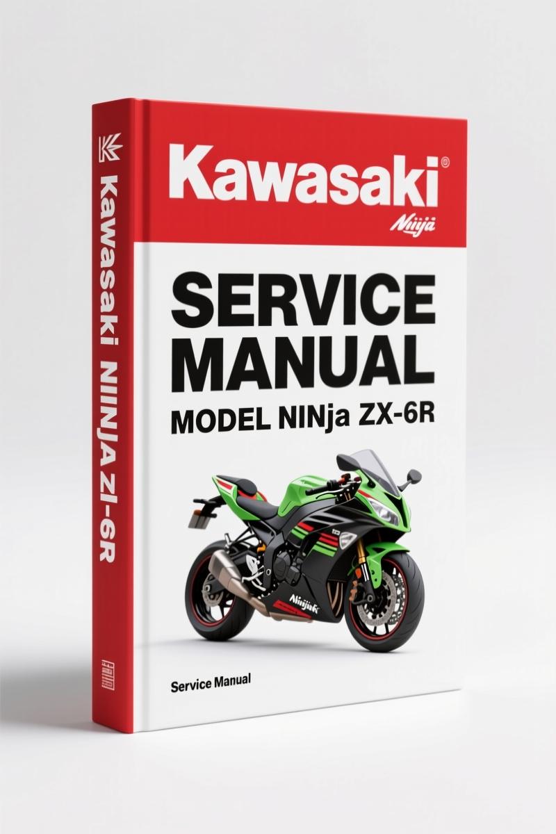 Kawasaki Ninja ZX-6R Service Manual – 598 Pages OEM Specs