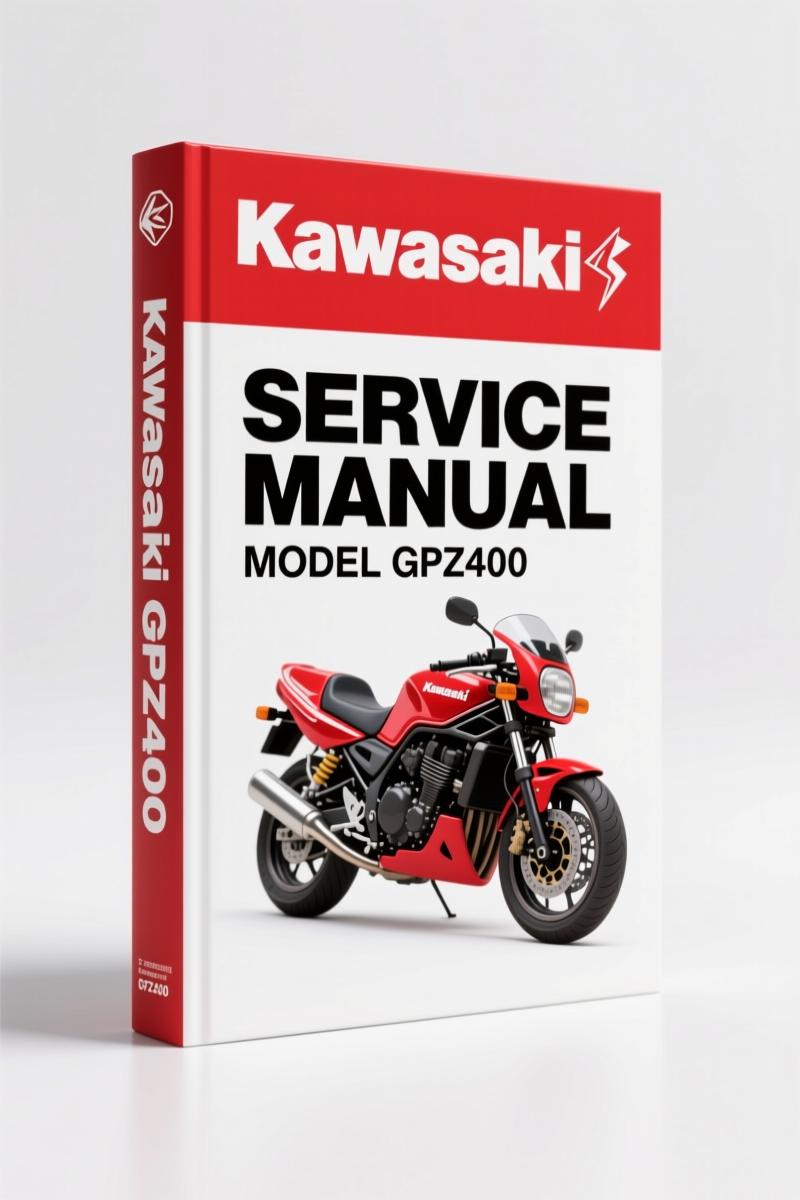 Kawasaki Z400F, Z500F, Z550F, GPz400, GPz550 Service Manual – 126 Pages OEM