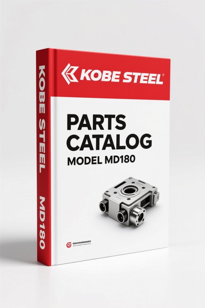 Kobe Steel MD180 Parts Catalog – 232 Pages of OEM Exploded-View Diagrams