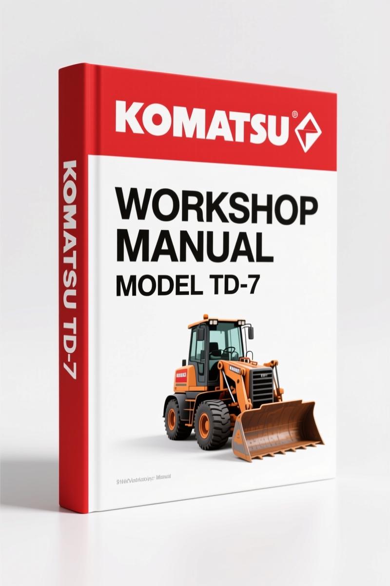 Komatsu 100, 125, TD-7, TD-8 1992 Workshop Manual – Factory Specs