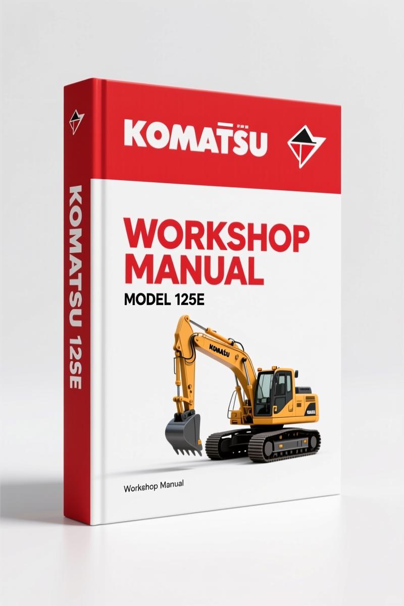 Komatsu 125E Workshop Manual – 647 Pages of Factory Service Data