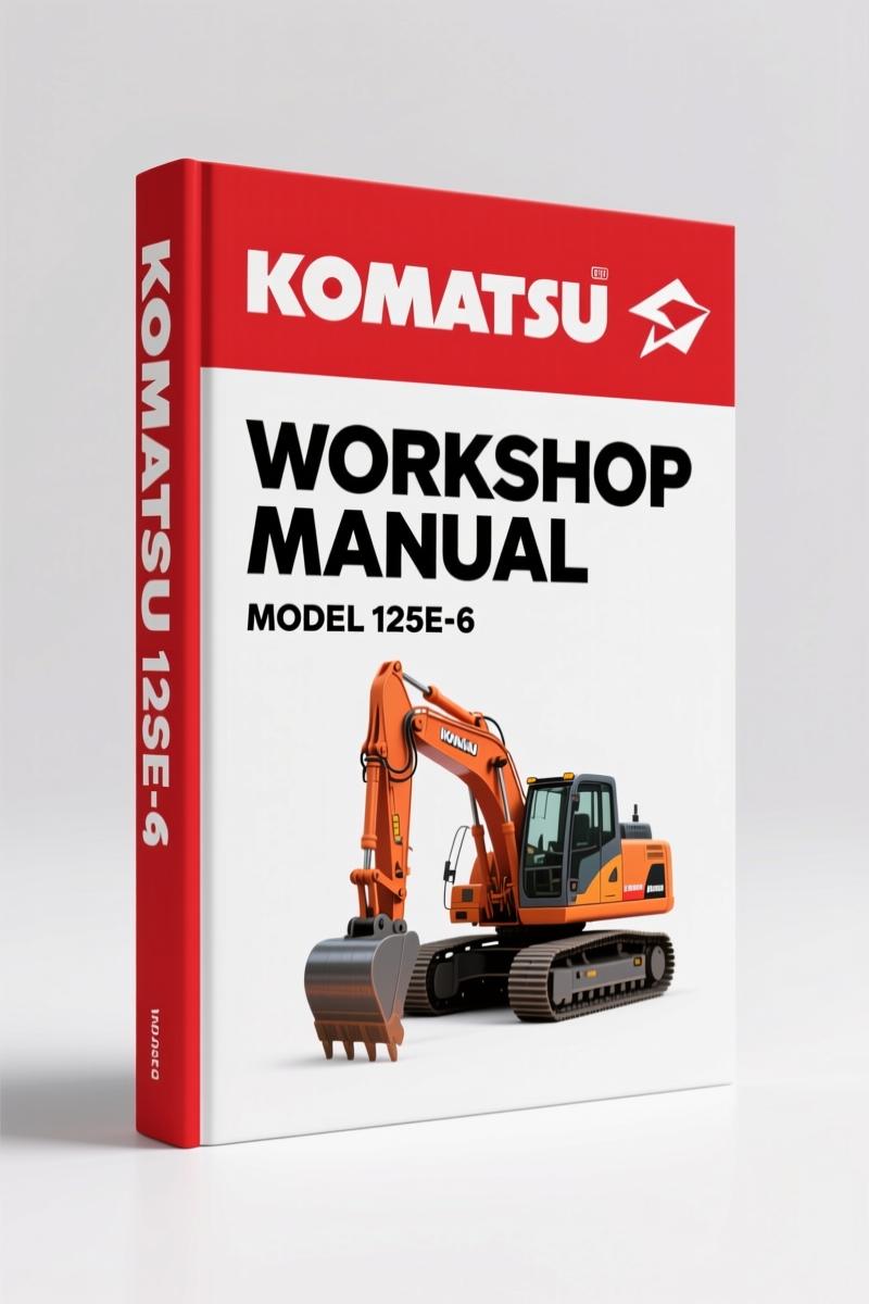 Komatsu 125E-6 Workshop Manual – Factory Specs for Professionals