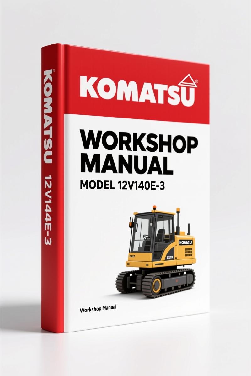 Komatsu 12V140E-3 Workshop Manual – Factory Specs for the 12V140E-3 Engine