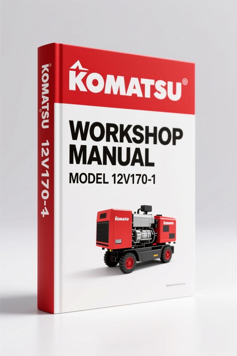 Komatsu 12V170-1 1999 Workshop Manual – Factory Specs