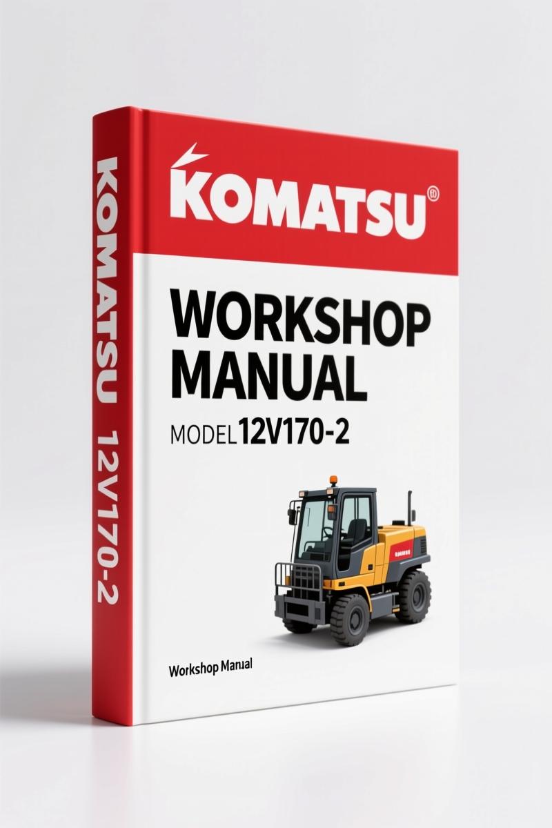 Komatsu 12V170-2 2005 Workshop Manual – Factory Specs for Engine Overhaul