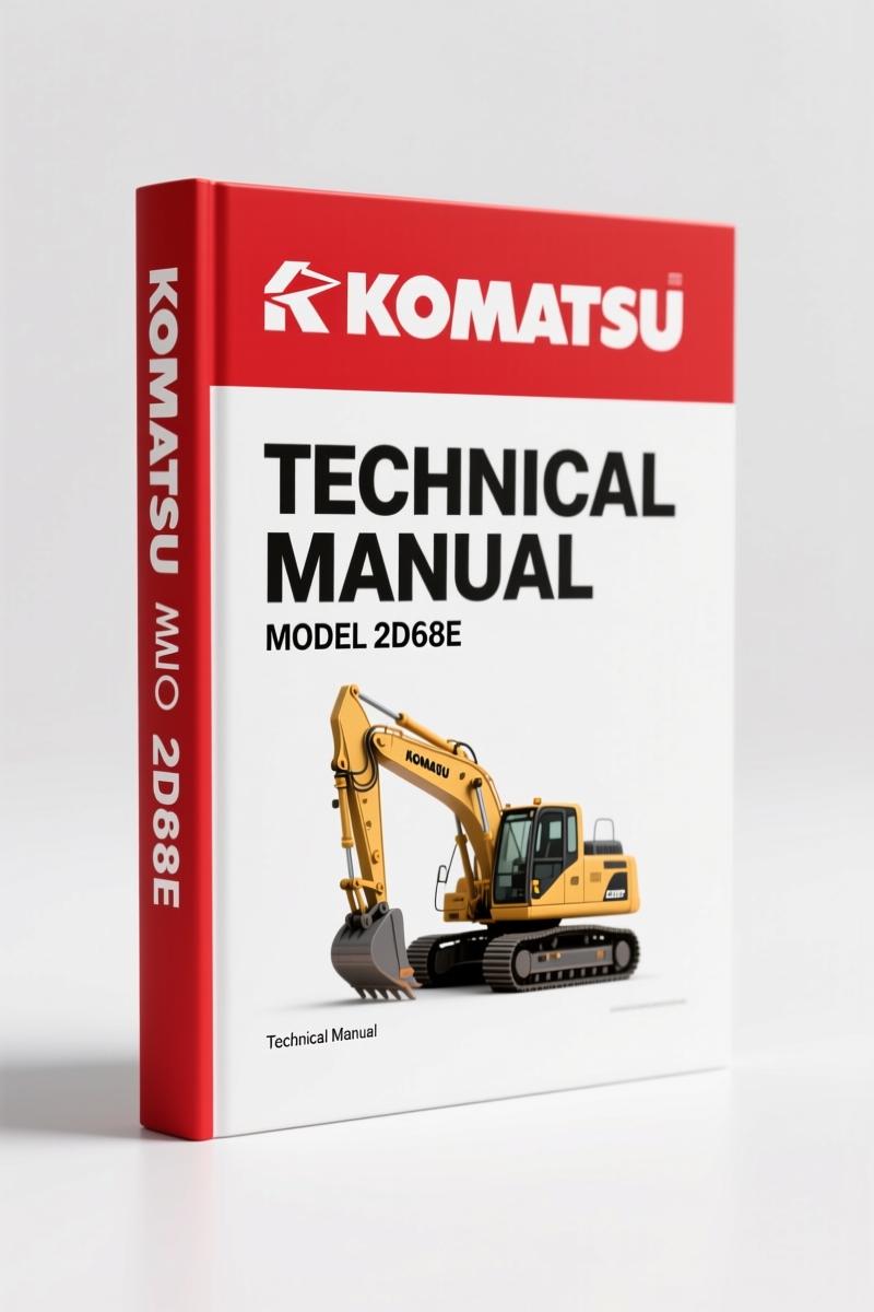 Komatsu 2D68E, 4D88E Technical Manual – 40 Pages of Factory Specs