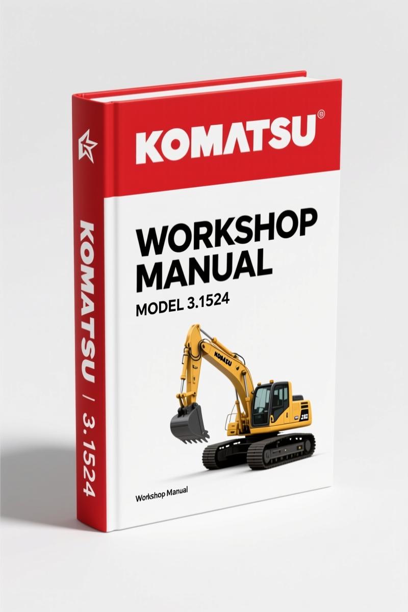 Komatsu 3.1522, 3.1524, T3.1524 Workshop Manual – 98 Pages, Factory Specs