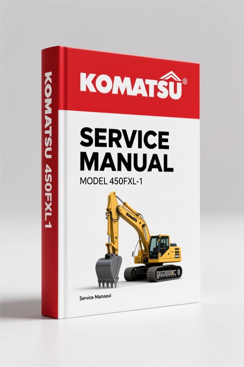 Komatsu 450FXL-1 2011 Service Manual – 411 Pages Factory Specs