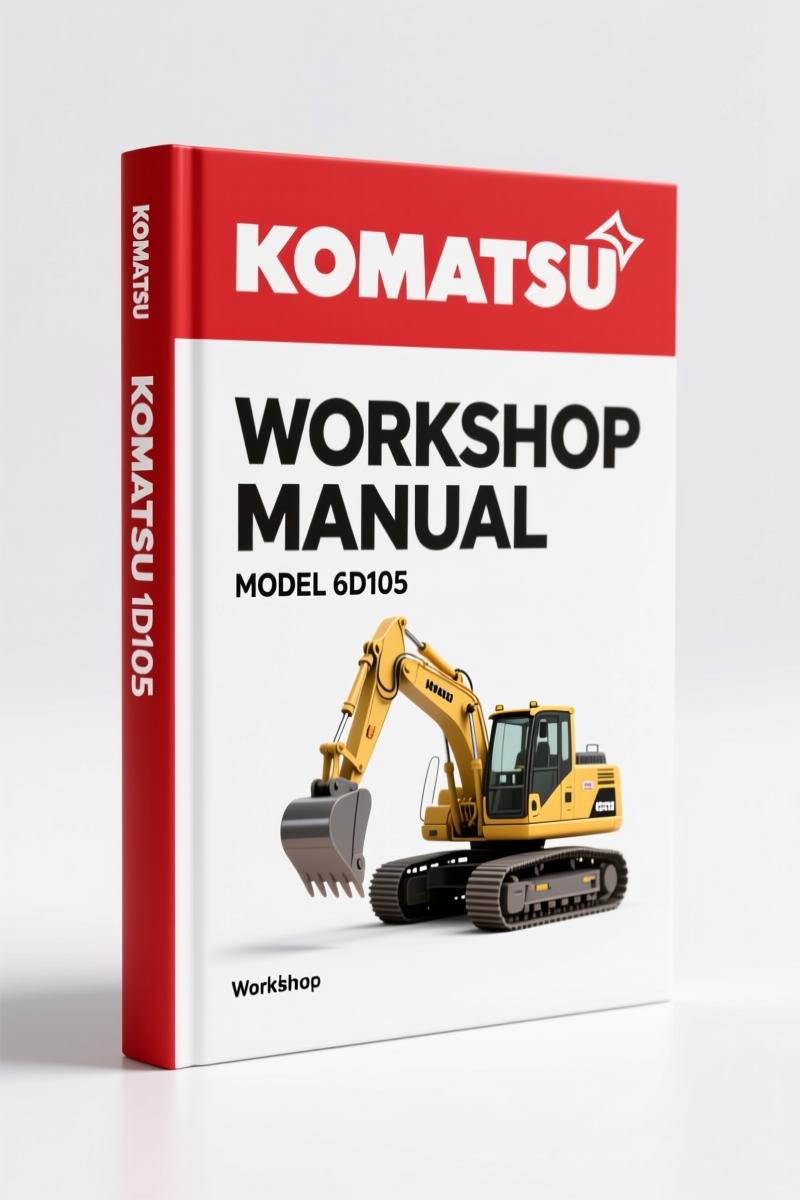 Komatsu 6D105 2006 Workshop Manual - 350 Pages Factory Specs