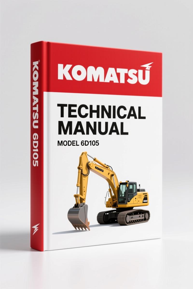 Komatsu 6D105 Technical Manual – 316 Pages of Factory Specs