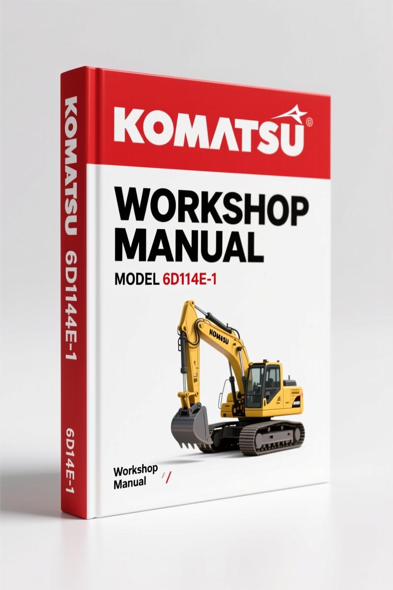 Komatsu 6D114E-1 Workshop Manual – 978 Pages Factory Rebuild Specs