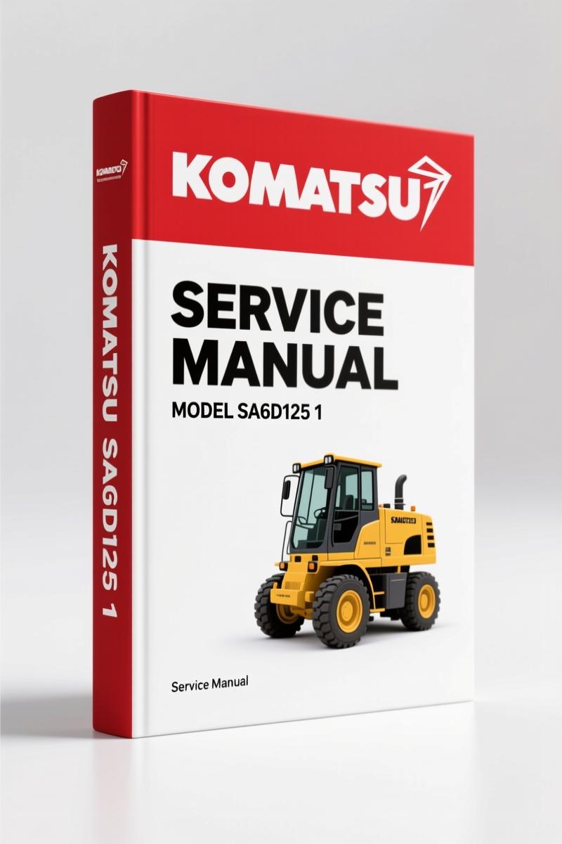 Komatsu 6D125 1, S6D125 1, SA6D125 1 Service Manual – OEM Specs