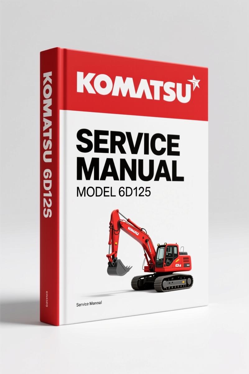 Komatsu 6D125 1998 Service Manual – OEM Factory Specs
