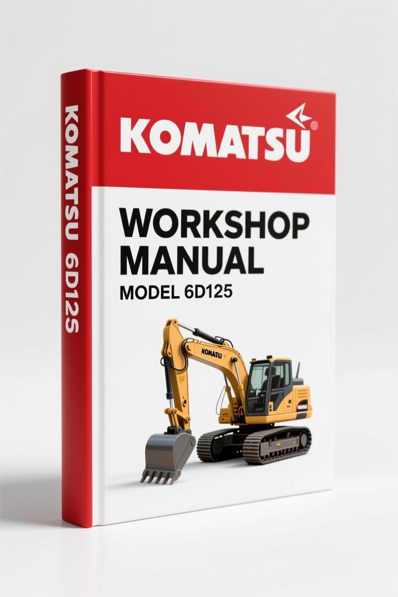 Komatsu 6D125 1995 Workshop Manual – Factory Specs for 6D125 Series