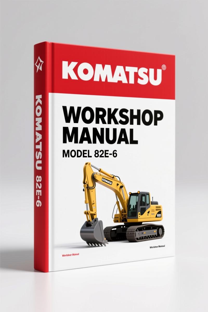Komatsu 82E-6, 98E-6 Workshop Manual – Factory Specs 385 Pages