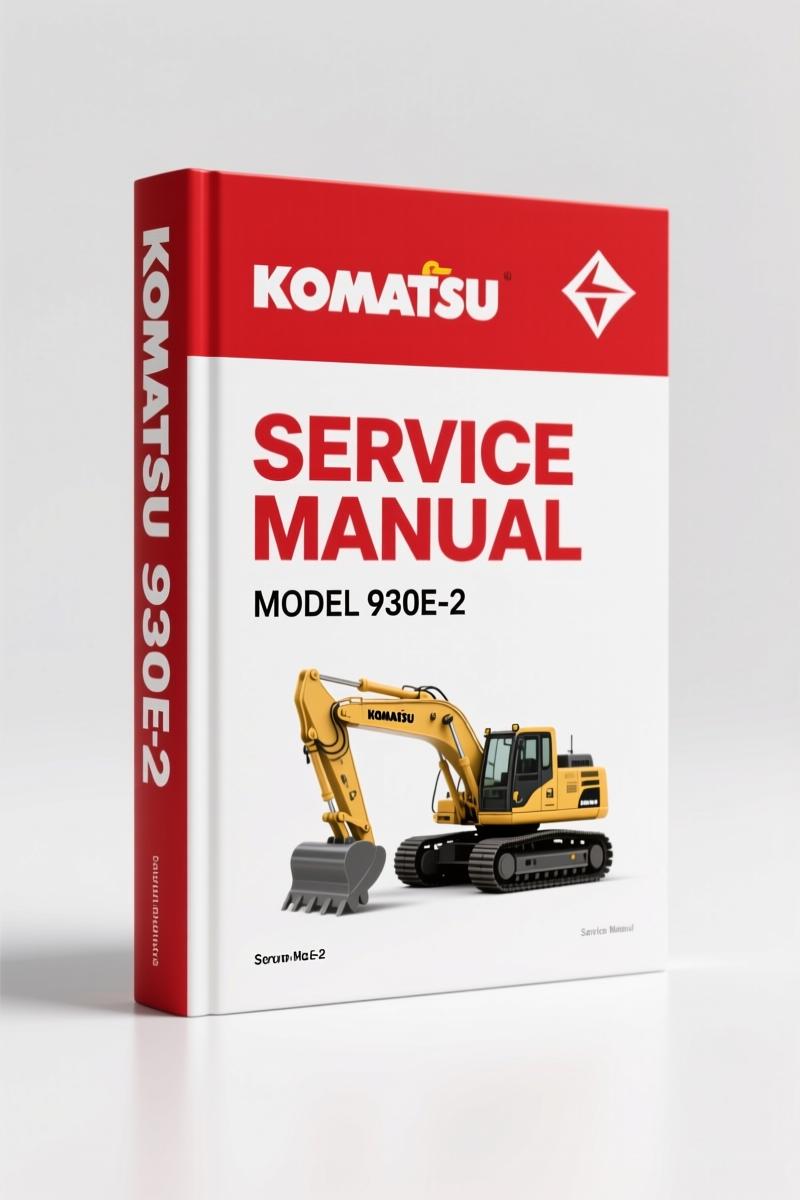 Komatsu 930E-2 Service Manual: 924-Page OEM Factory Specs