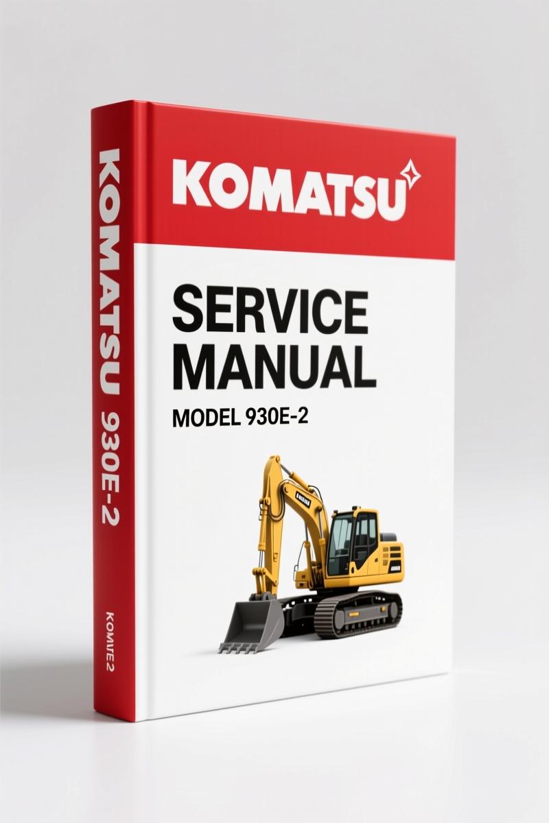 Komatsu 930E-2 Service Manual – 739-Page Factory Specs