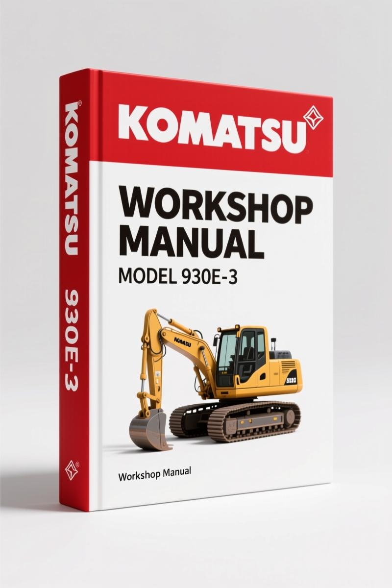 Komatsu 930E-3 Workshop Manual – 904 Pages OEM Repair Data