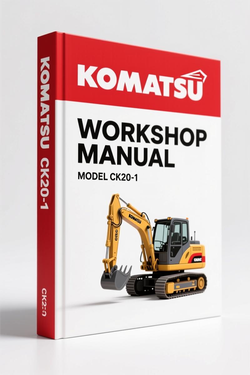 Komatsu CK20-1 Workshop Manual – 298 Pages Factory Specs