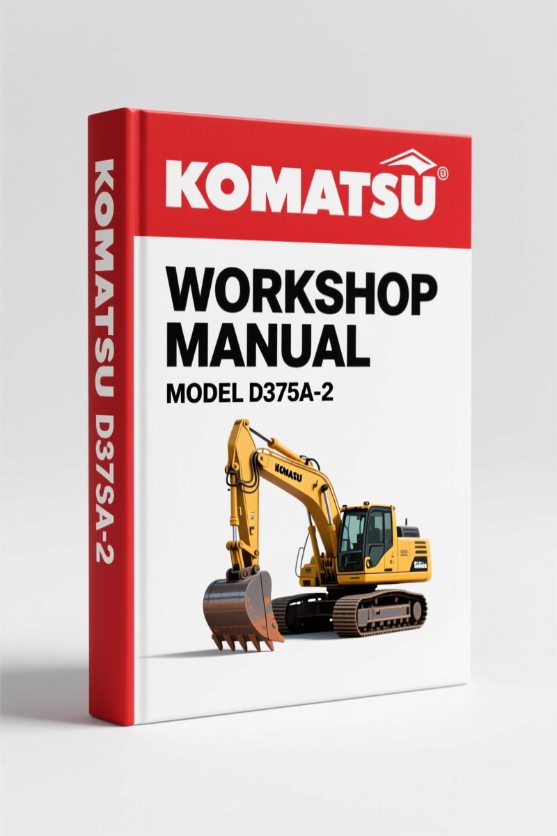 Komatsu D375A-2 1995 Workshop Manual – Factory Torque Specs & Valve Data
