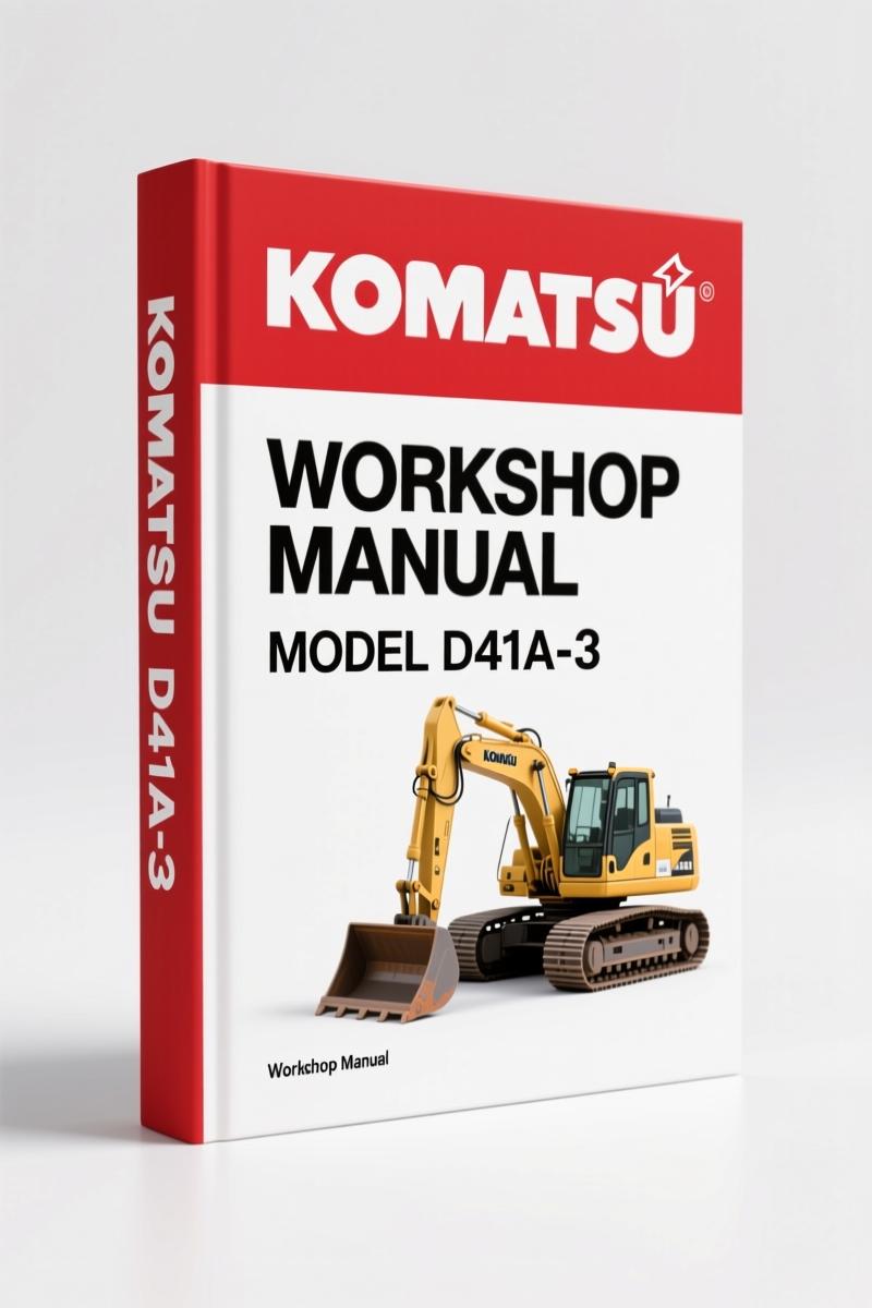 Komatsu D40A-3, D40P-3, D40PL-3, D40PLL-3, D41A-3 1994 Workshop Manual