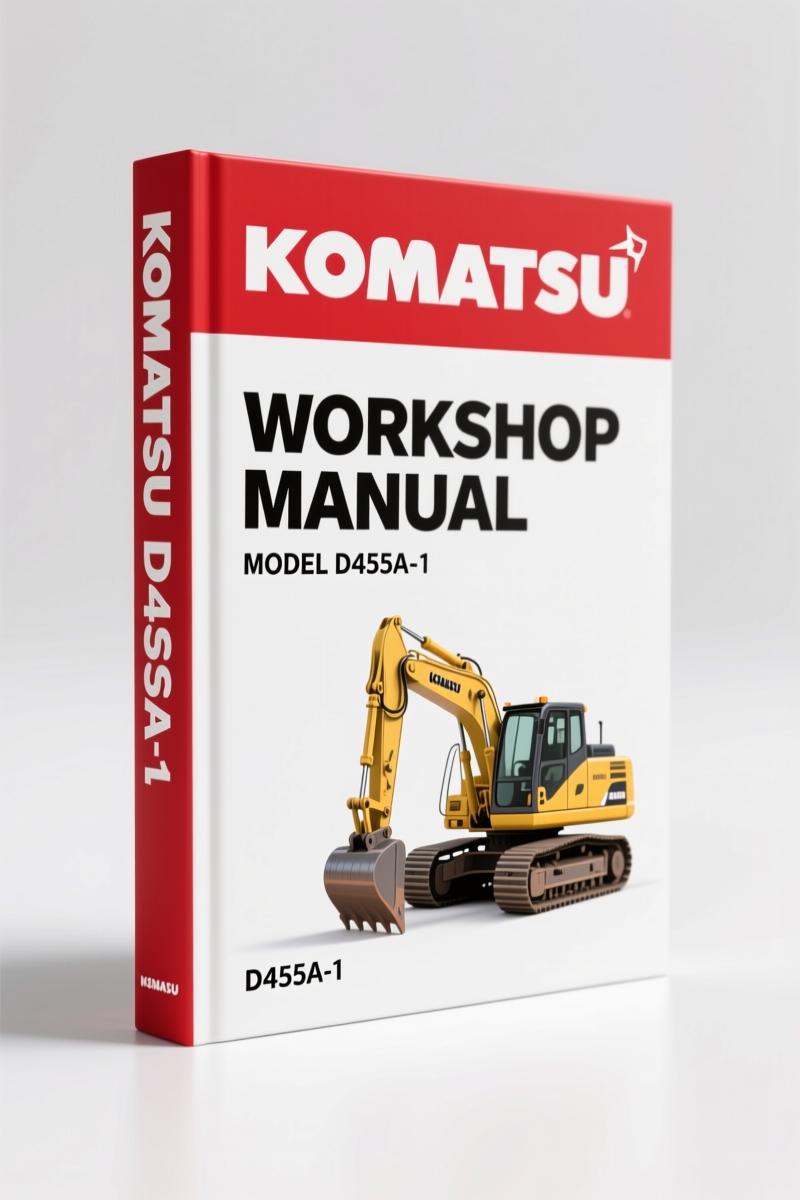 Komatsu D455A-1 1988 Workshop Manual – 1202 Pages Factory Specs