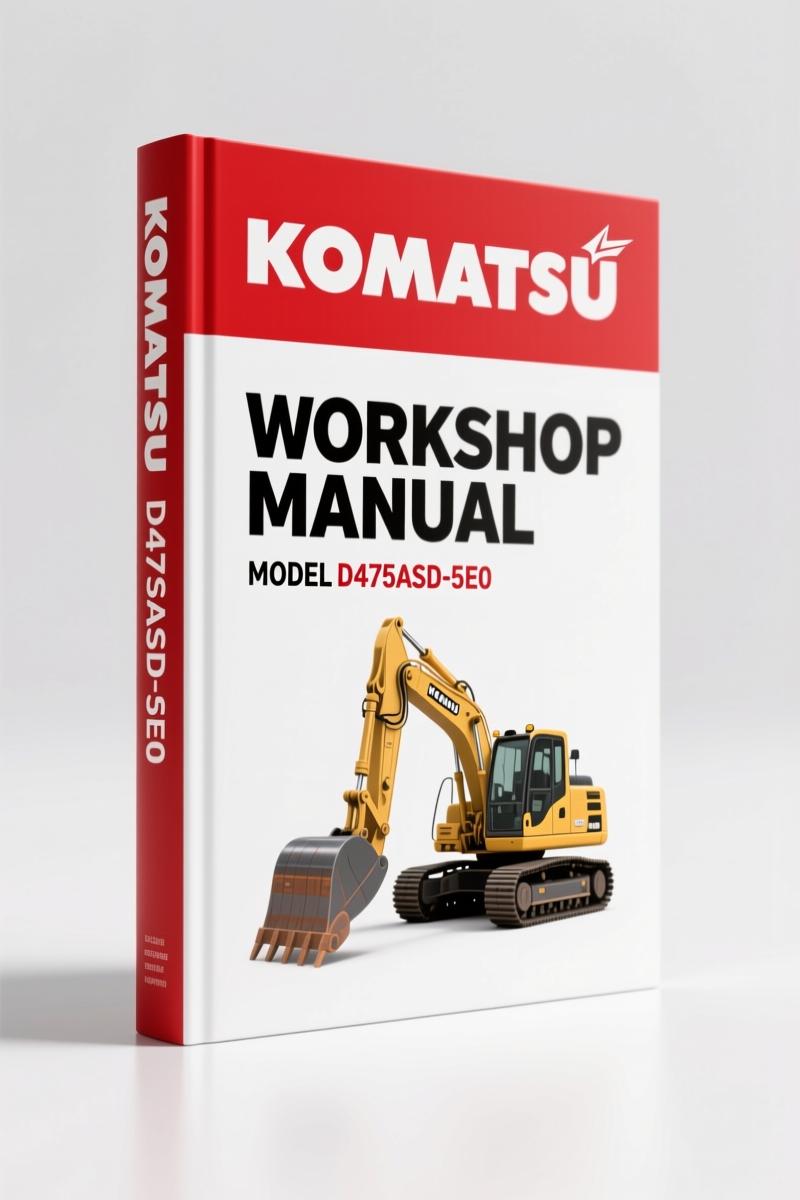 Komatsu D475A-5E0, D475ASD-5E0 Workshop Manual – 1446 Pages of Factory Specs
