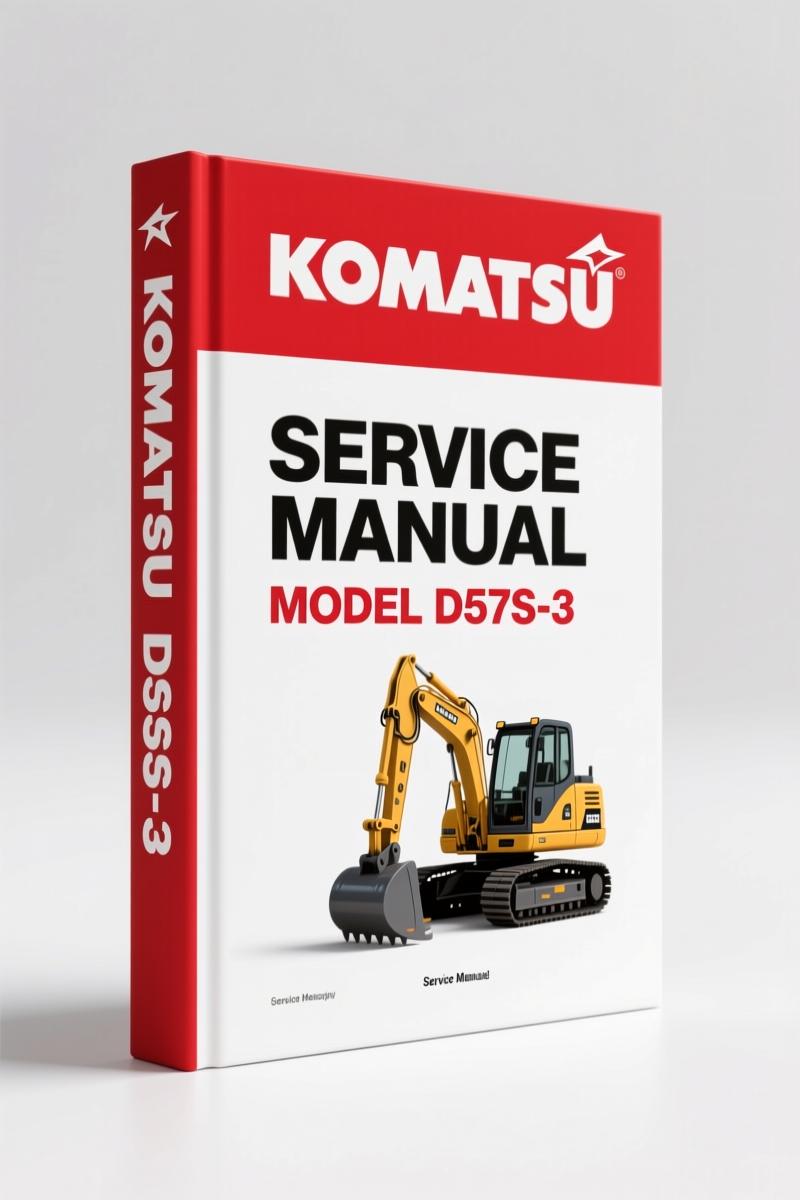 Komatsu D55S-3 Service Manual – 194 Pages of Factory Specs for Dozer Shovel Repair