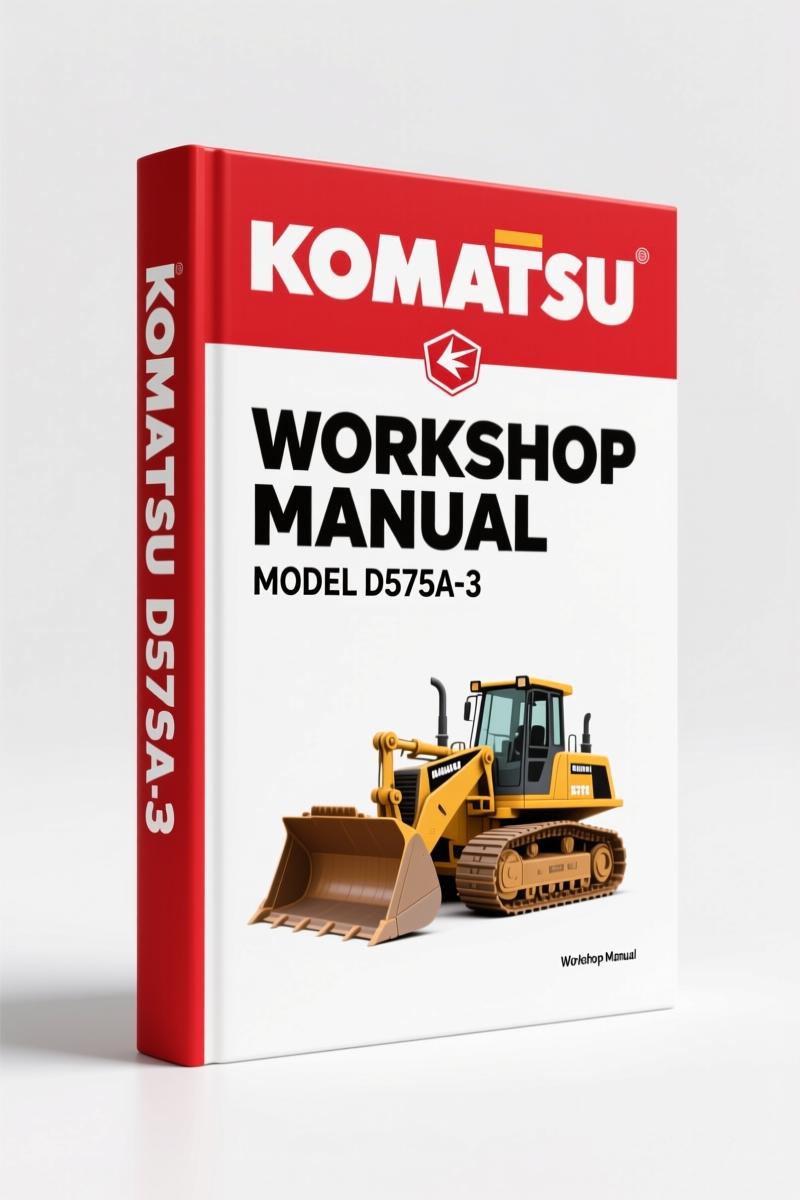 Komatsu D575A-3 2008 Workshop Manual – 866 Pages of Factory Specs