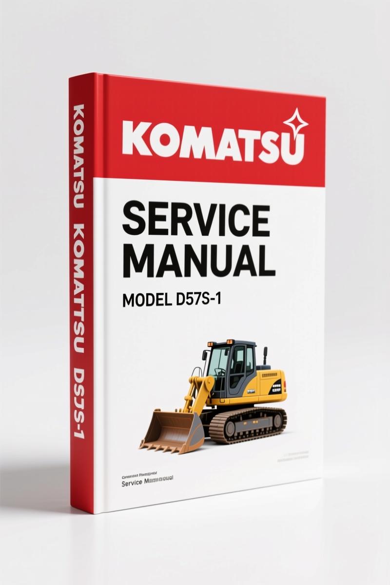 Komatsu D57S-1 Service Manual – 570 Pages of Factory Repair Data