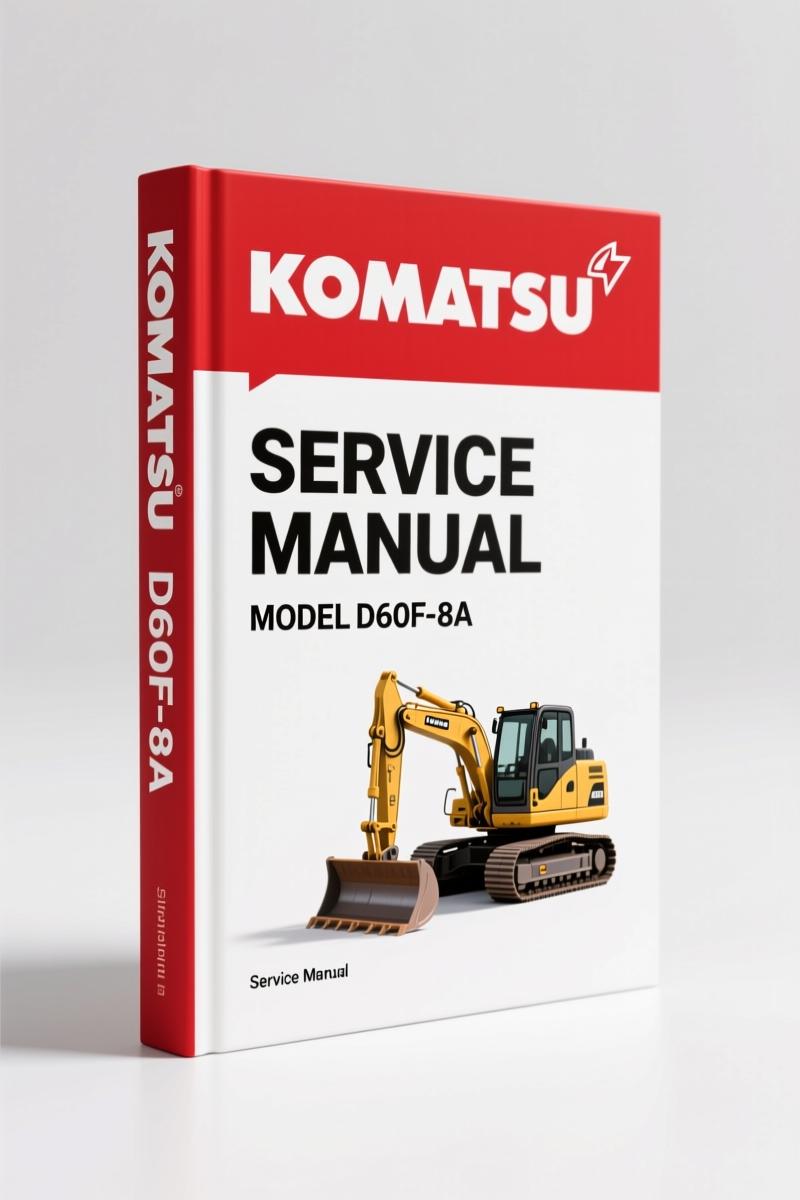 Komatsu D60F-8, D60F-8A Service Manual – 38 Pages of Factory Specs