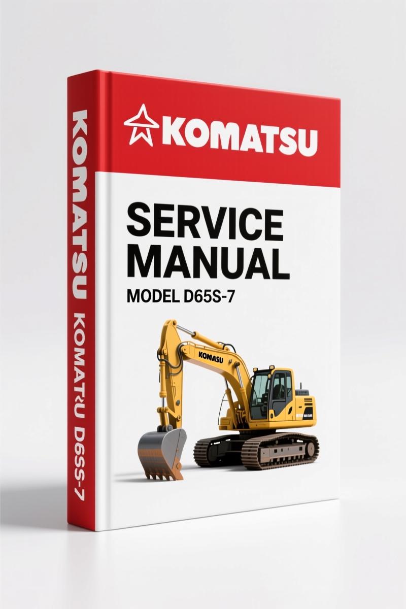 Komatsu D60S-7 D65S-7 1983 Service Manual – 469 Pages OEM