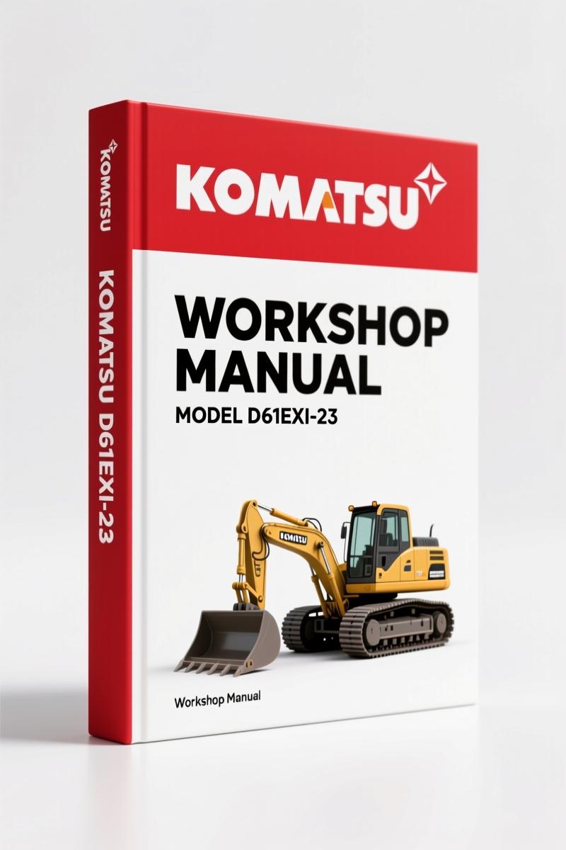 Komatsu D61EXi-23, D61PXi-23 Workshop Manual – 1969 Pages of Factory Specs