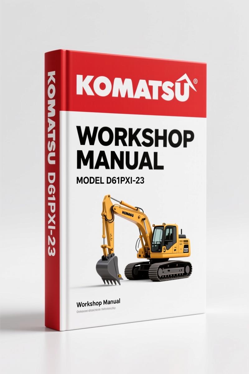 Komatsu D61EXi-23, D61PXi-23 Workshop Manual – Factory Specs