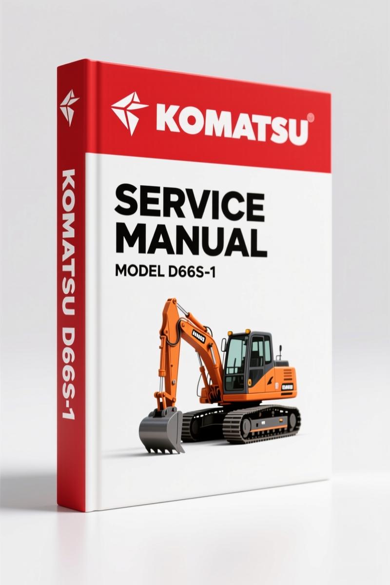 Komatsu D66S-1 Service Manual – 626 Pages of OEM Factory Repair Data