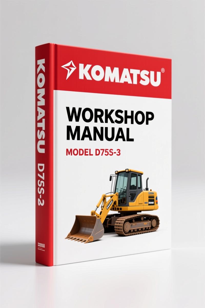 Komatsu D75S-3 1994 Workshop Manual – Factory Repair Specs
