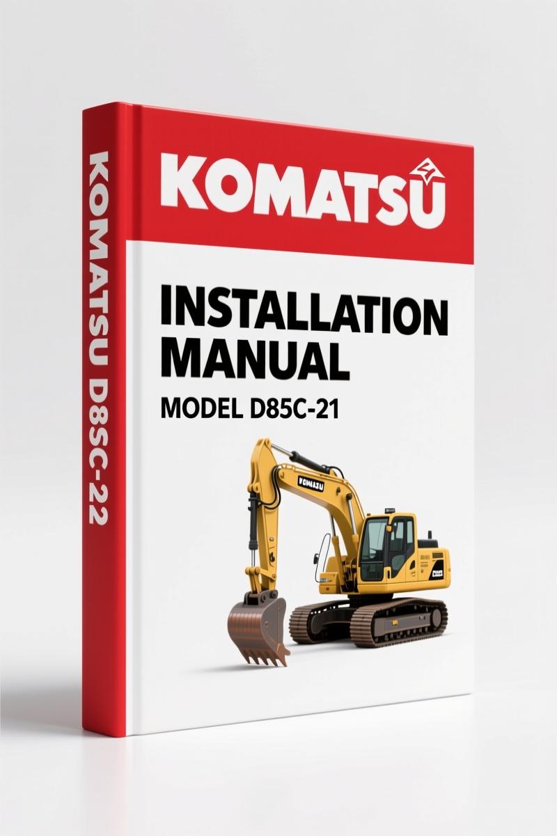 Komatsu D85C-21 2005 Installation Manual – OEM Field Assembly Specs