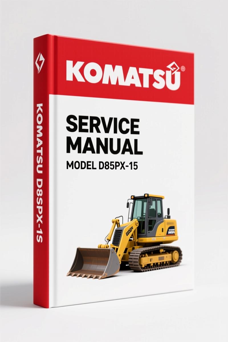 Komatsu D85EX-15 D85PX-15 2004 Service Manual cover – 924-page OEM factory manual